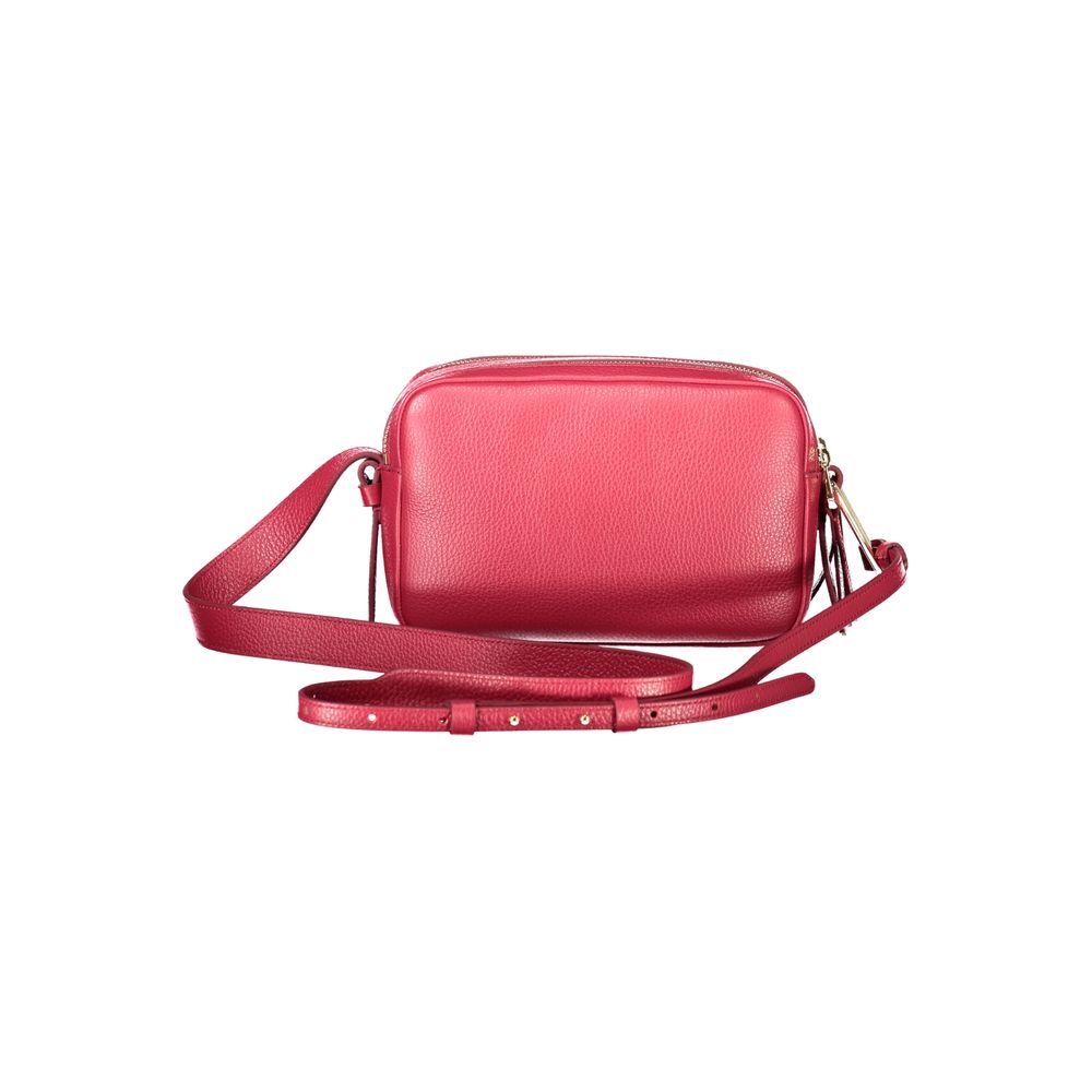 Sac à main en cuir rouge Coccinelle