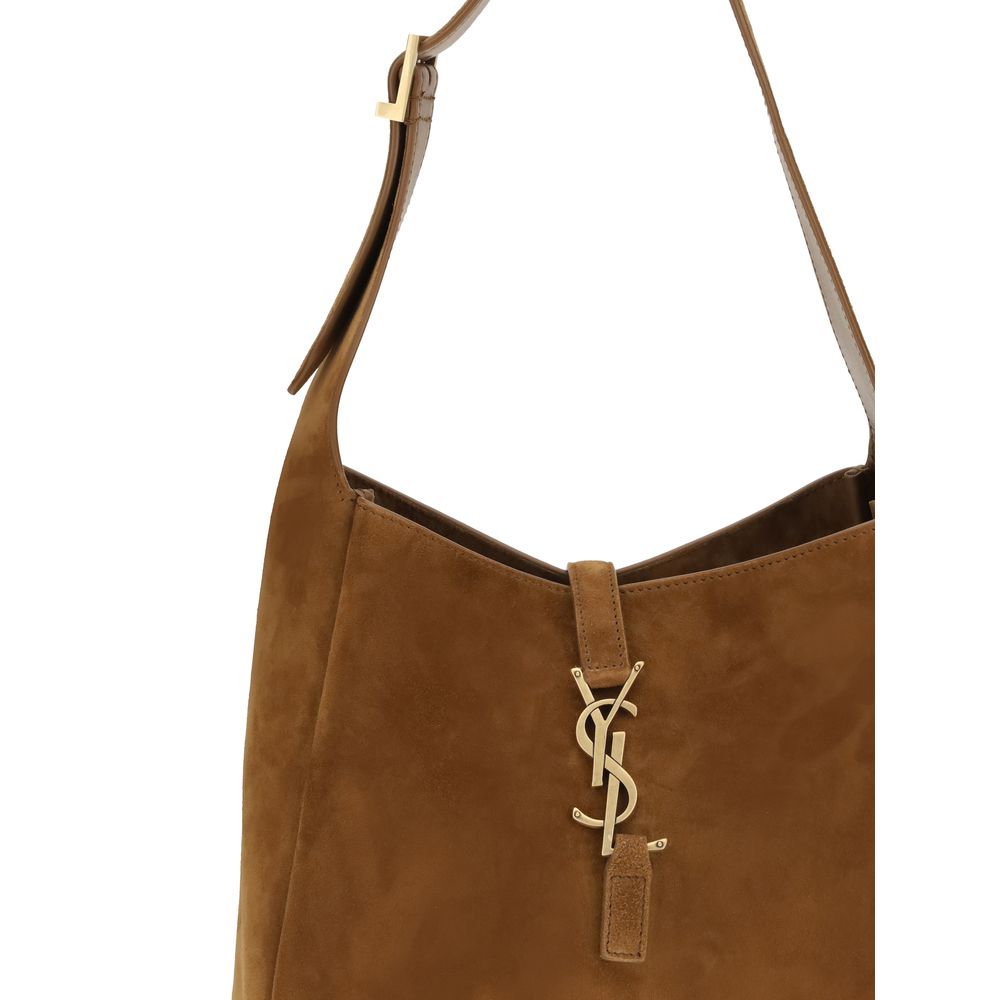 Saint Laurent Le 5 à 7 suede Shoulder Bag at The Platonist