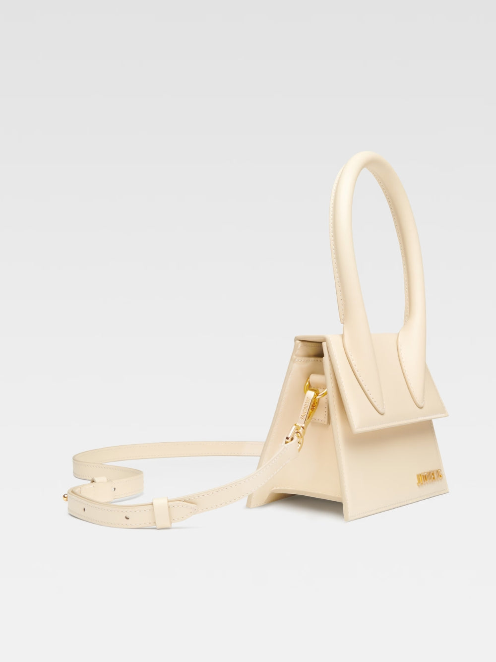 Jacquemus Le Chiquito Moyen Ivory Bag at The Platonist