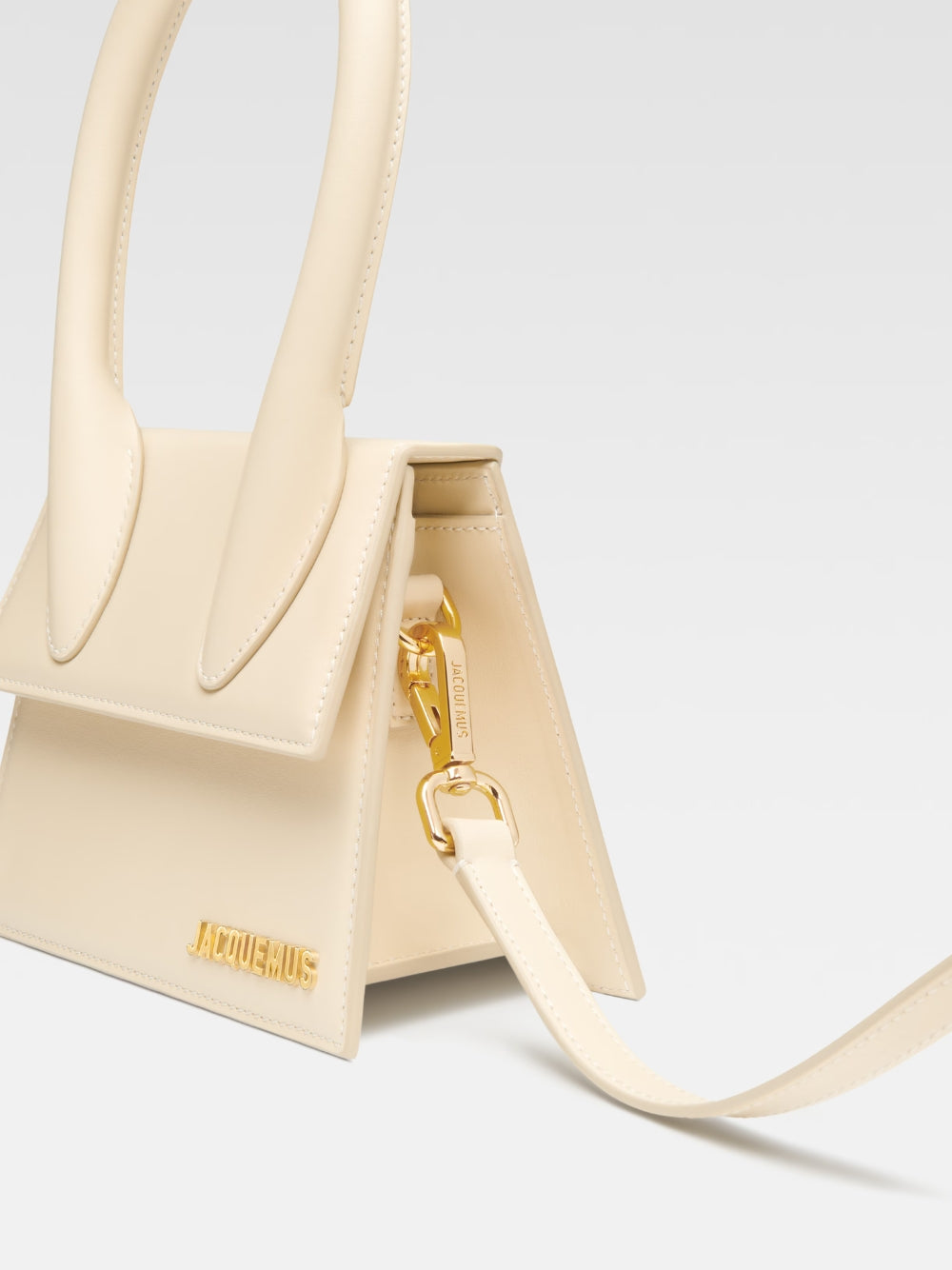 Jacquemus Le Chiquito Moyen Ivory Bag at The Platonist