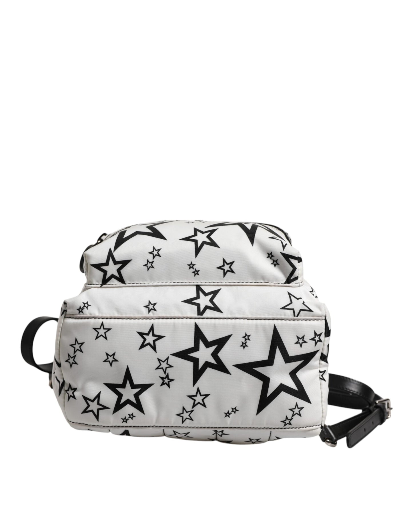 Sac à dos de voyage en nylon blanc imprimé étoiles Dolce & Gabbana
