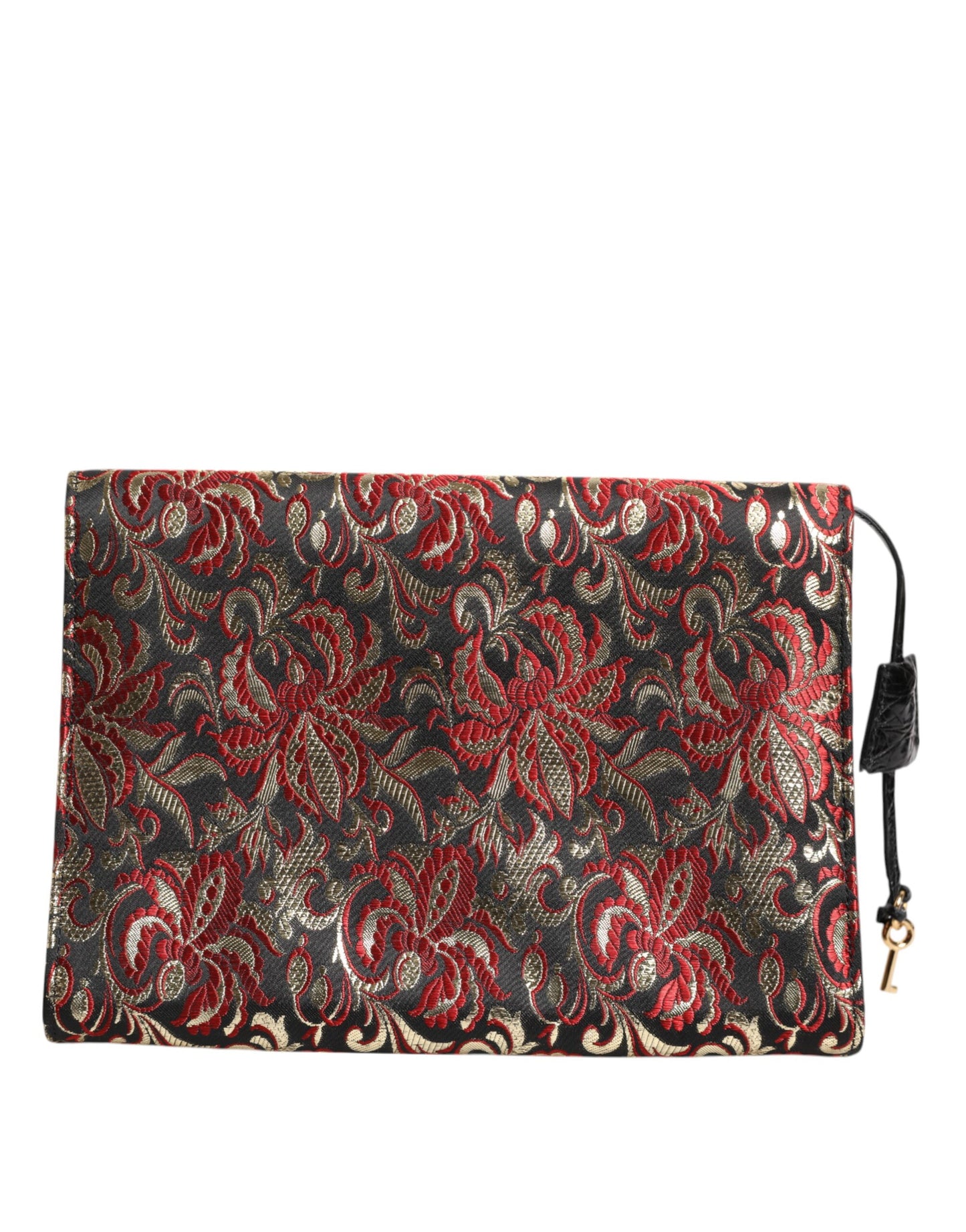 Sac porte-documents Dolce & Gabbana en jacquard floral multicolore