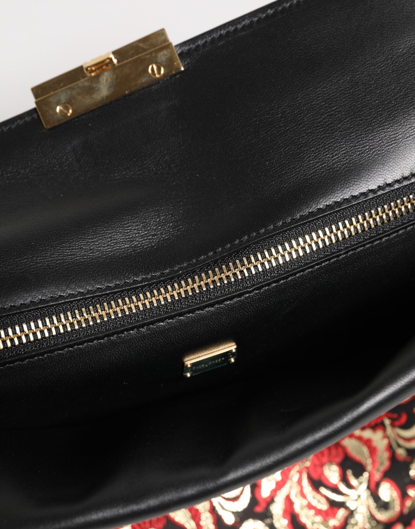 Sac porte-documents Dolce & Gabbana en jacquard floral multicolore