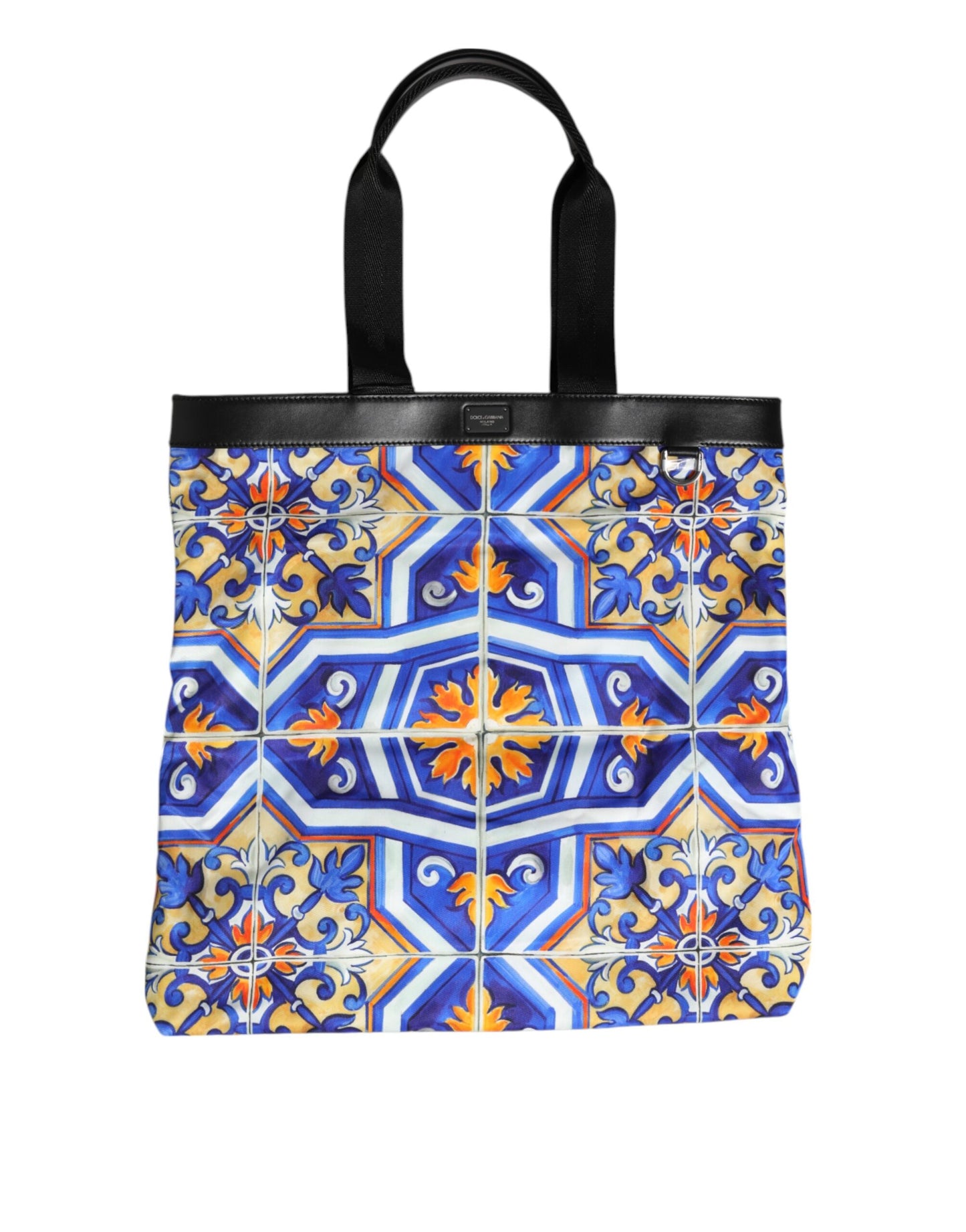 Dolce & Gabbana Sac à bandoulière fourre-tout multicolore à imprimé Maiolica