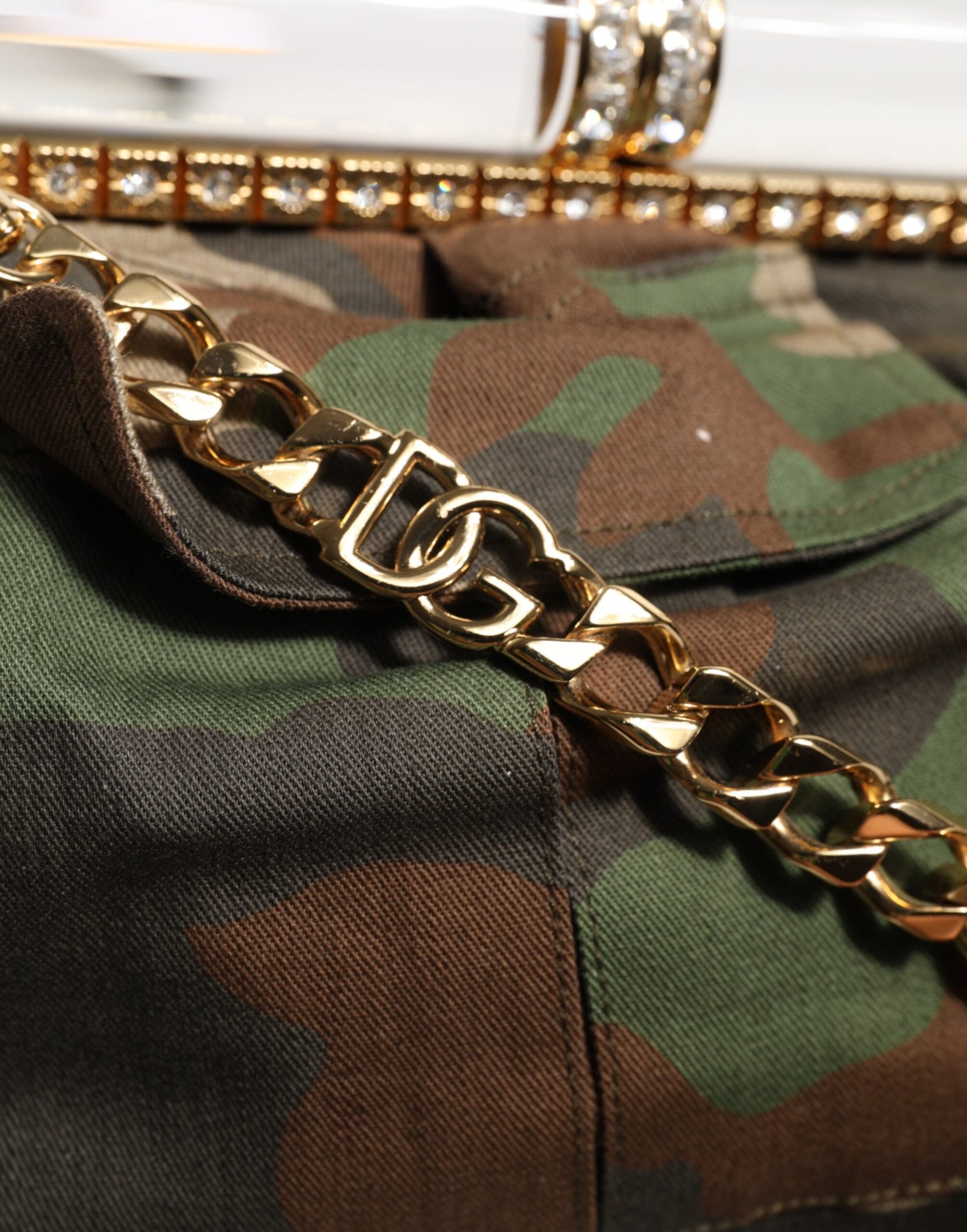 Sac bandoulière camouflage multicolore Sicily de taille moyenne Dolce & Gabbana