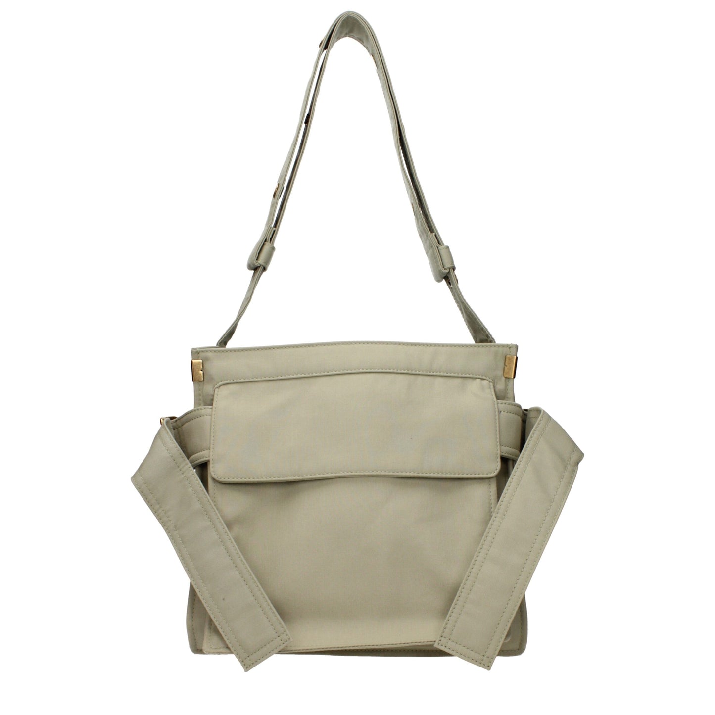Burberry Green Fabric Shoulder Bag