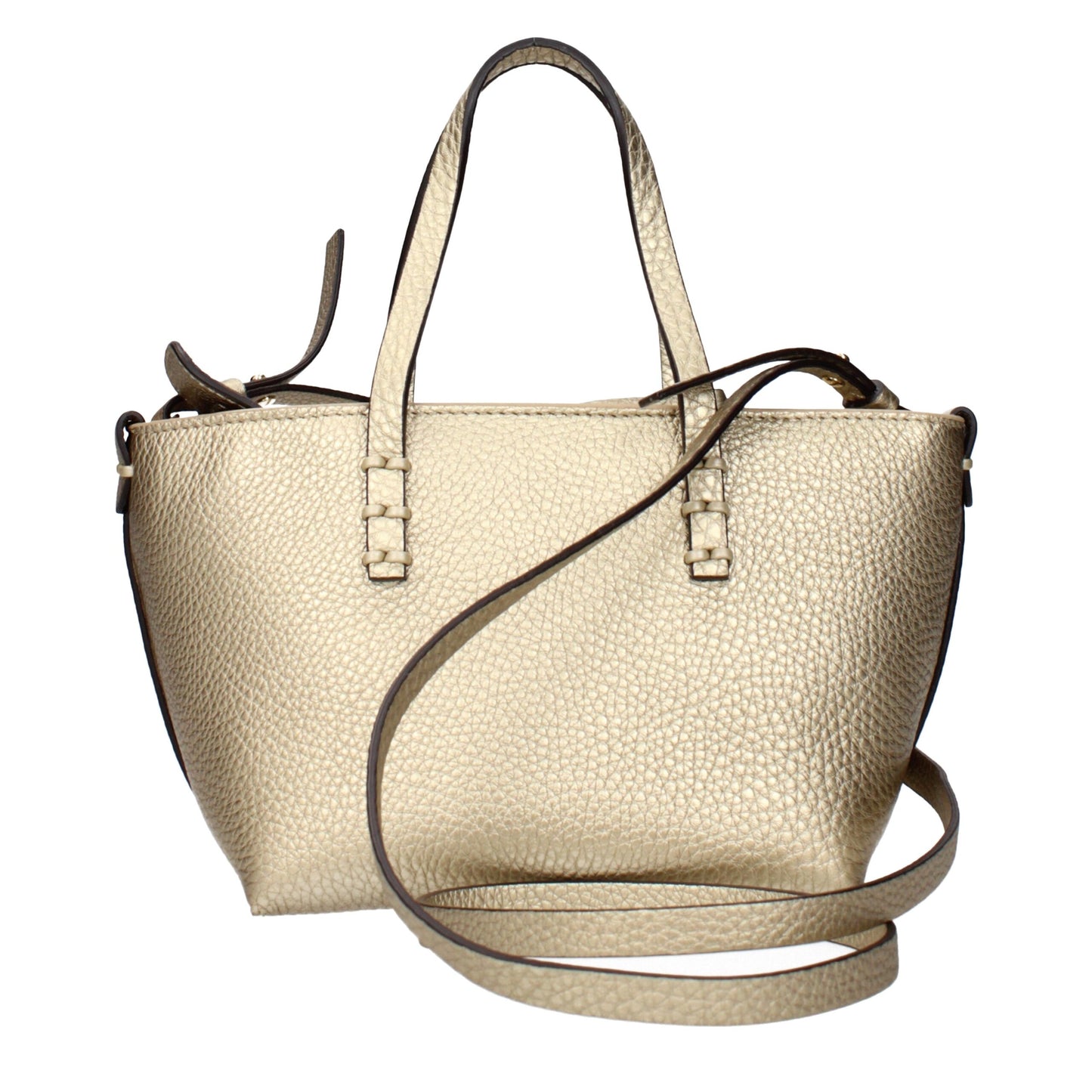 Fendi Gold Leather Handbag