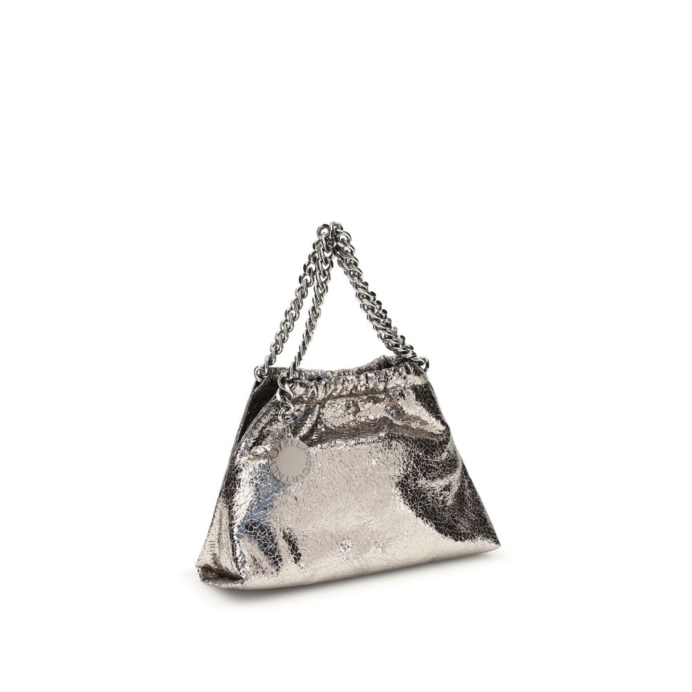 Sac à bandoulière Falabella effet craquelé métallisé Stella Mccartney
