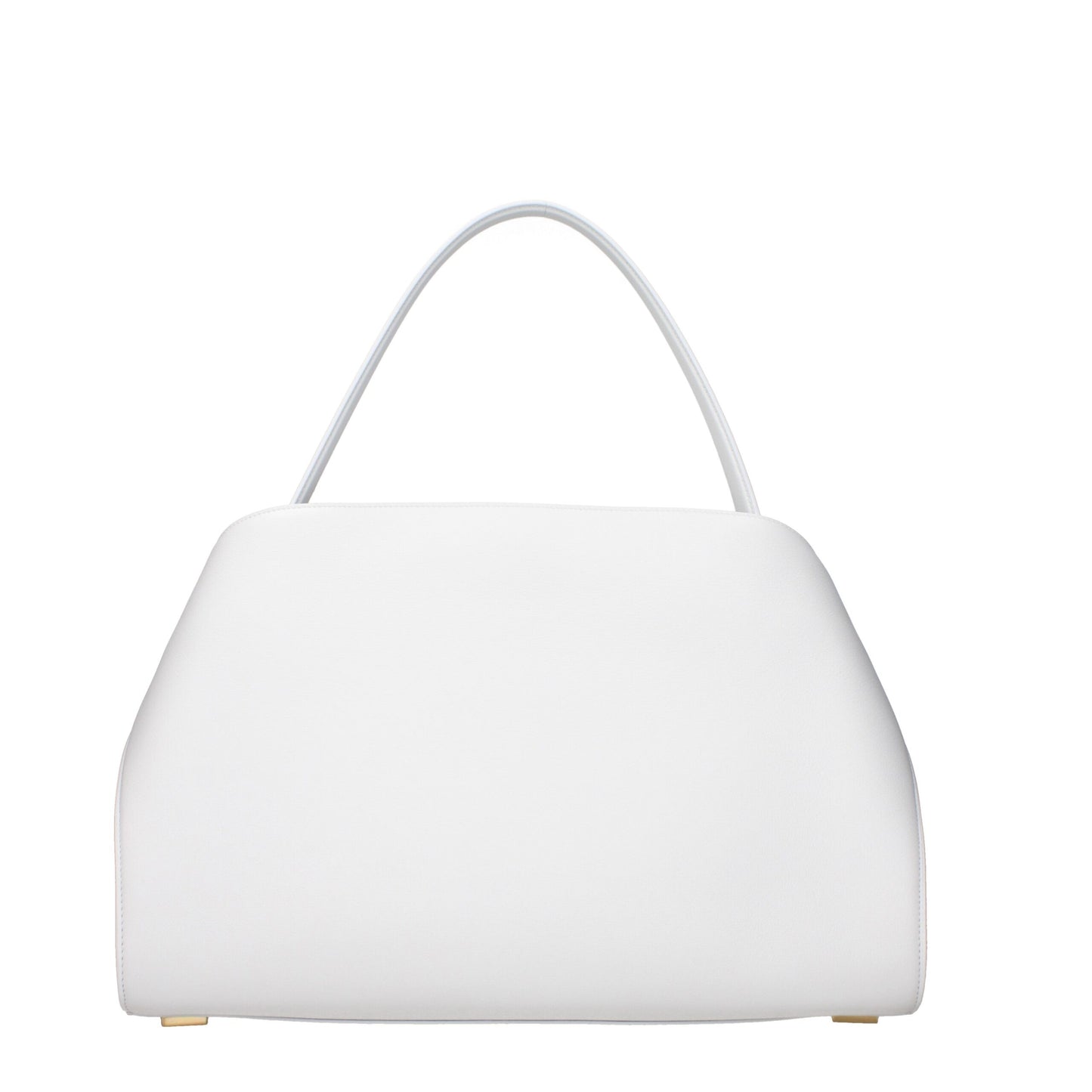 Salvatore Ferragamo White Leather Shoulder Bag