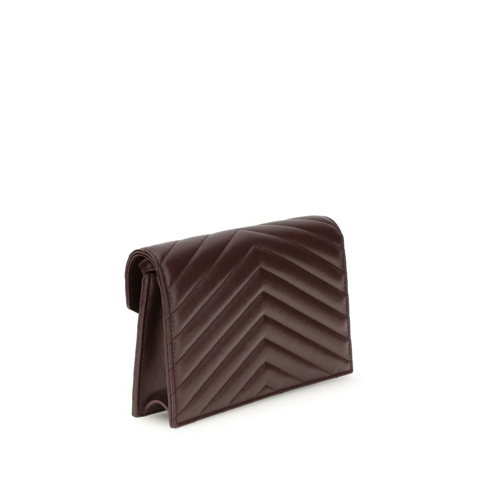 Saint Laurent Wallet With Shoulder Strap