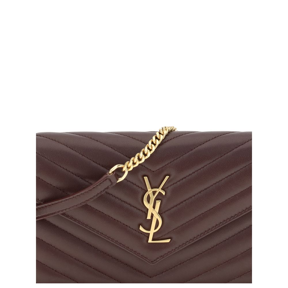 Saint Laurent Wallet With Shoulder Strap