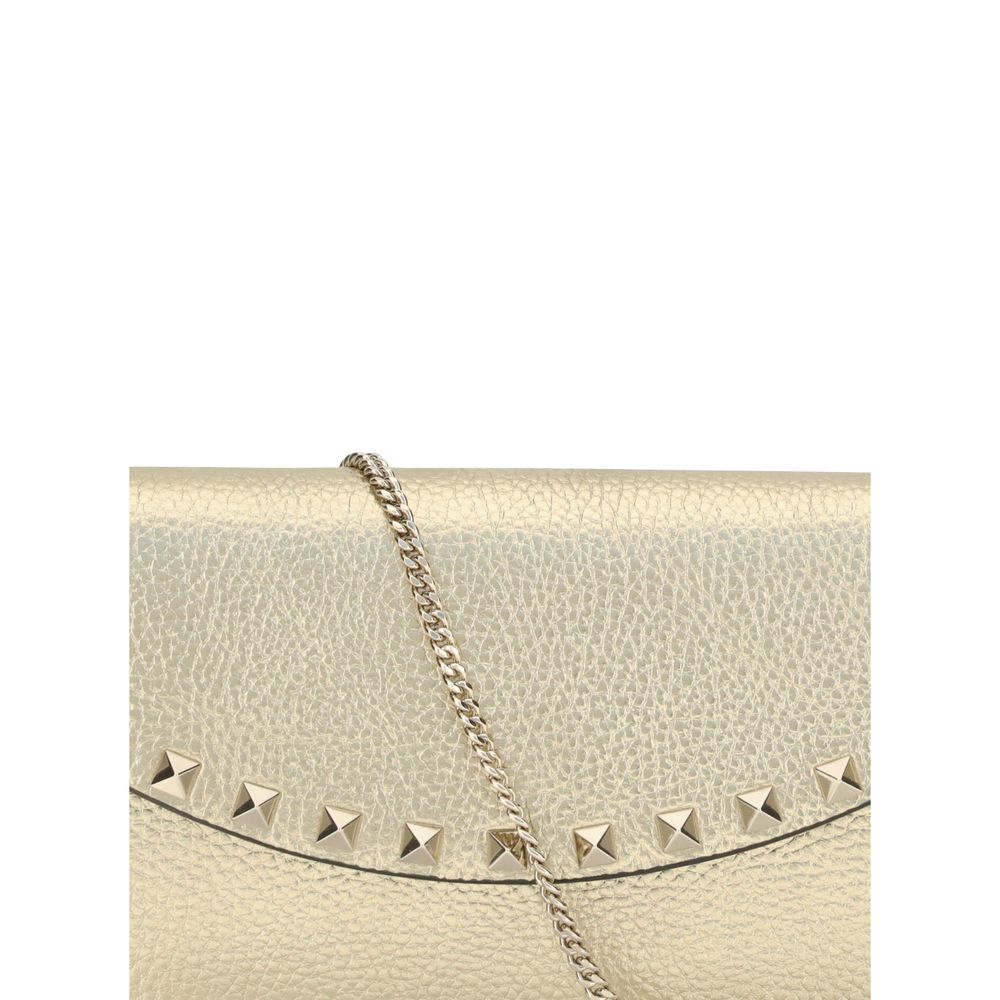 Portefeuille à chaîne Rockstud Valentino Garavani