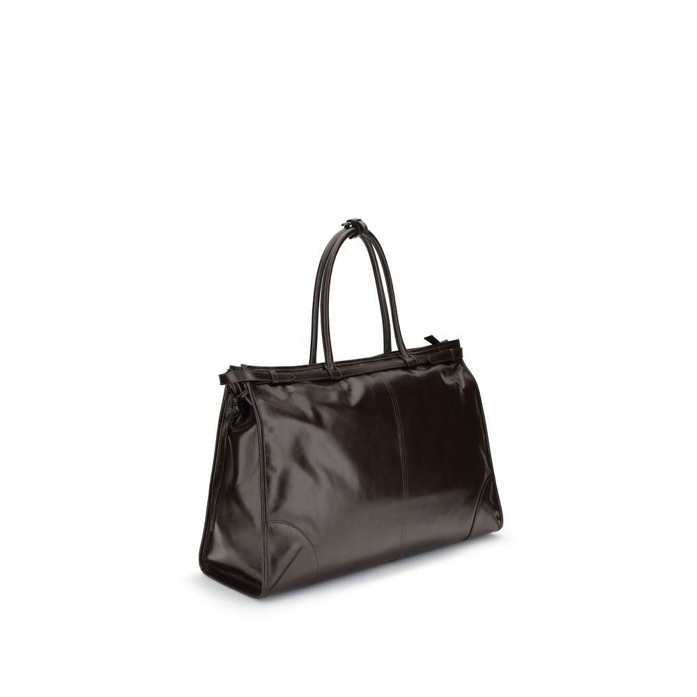 Sac de sport en cuir Prada