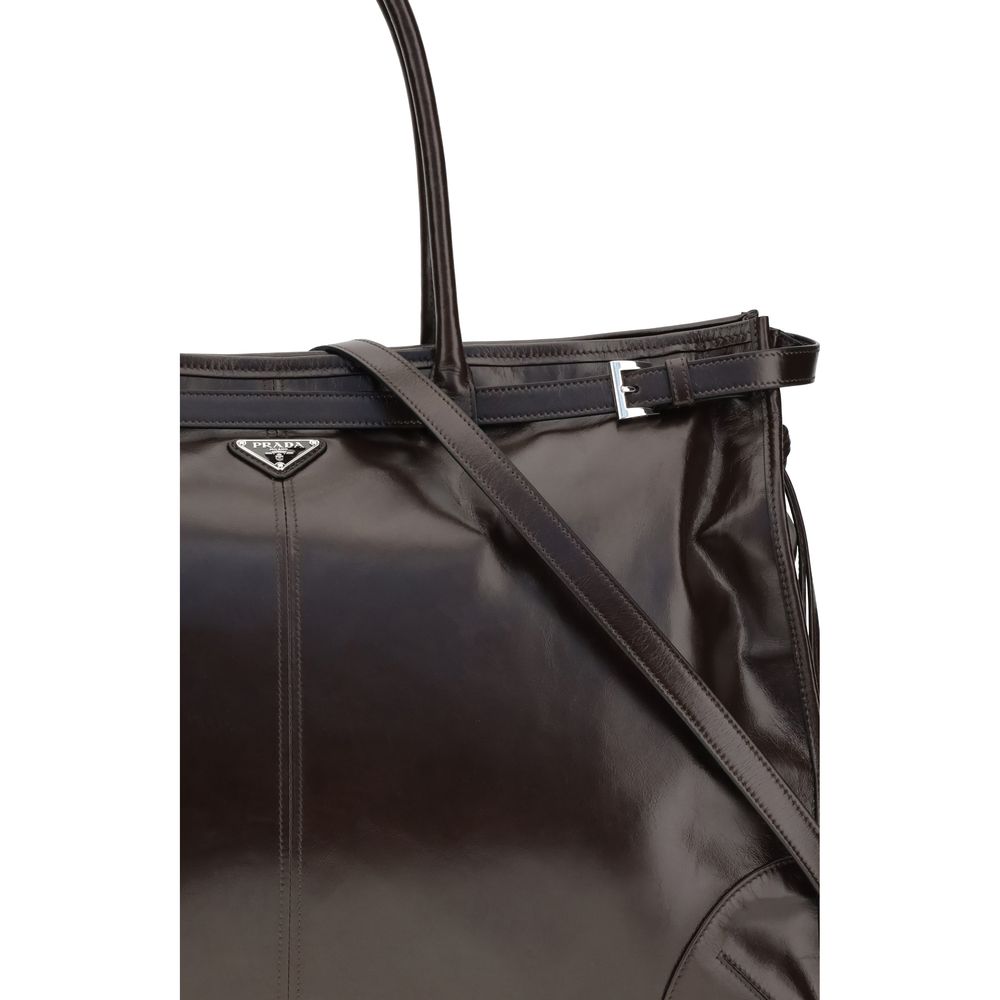 Sac de sport en cuir Prada