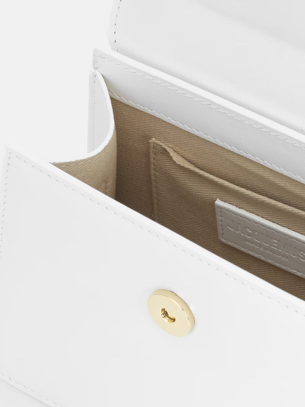 Weiße Le Chiquito Moyen Tasche von Jacquemus