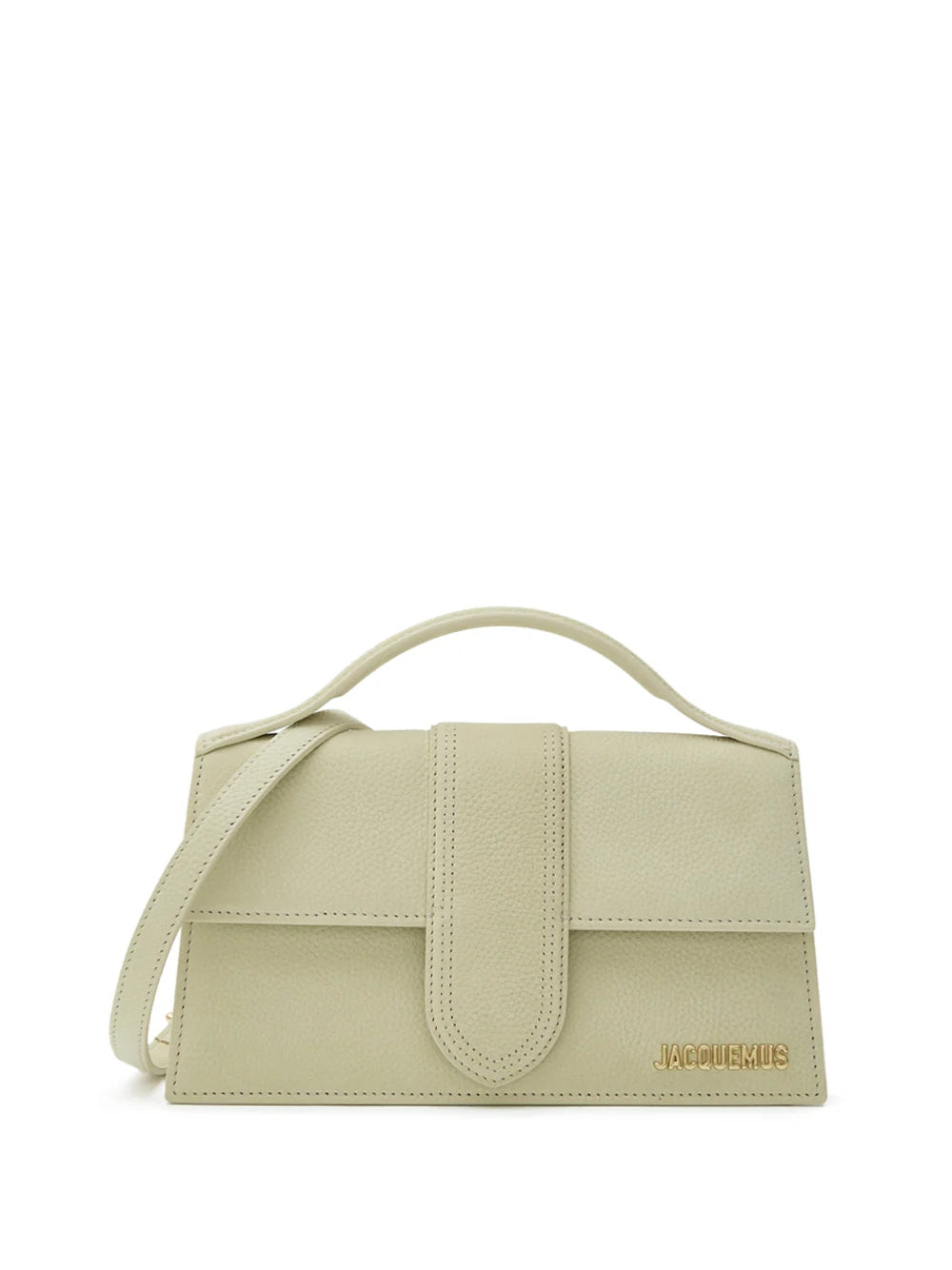 Beige strukturierte Le Grand Bambino-Tasche von Jacquemus