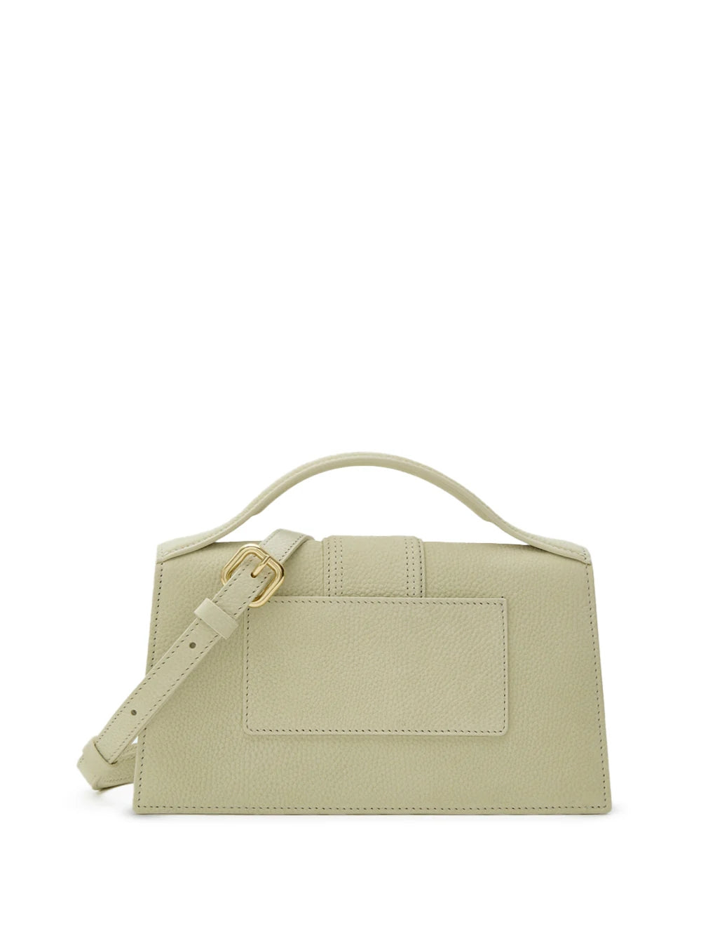 Beige strukturierte Le Grand Bambino-Tasche von Jacquemus