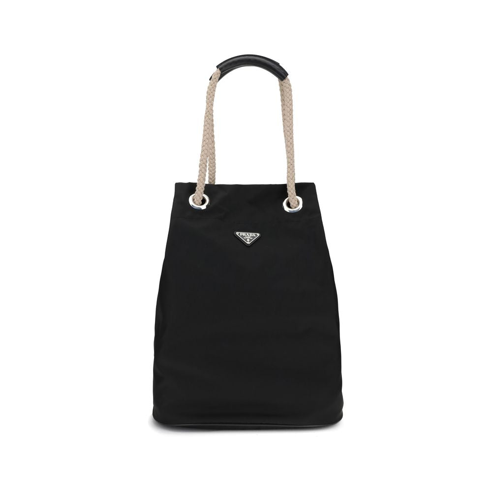 Sac seau Prada Mariner Re-Nylon de taille moyenne