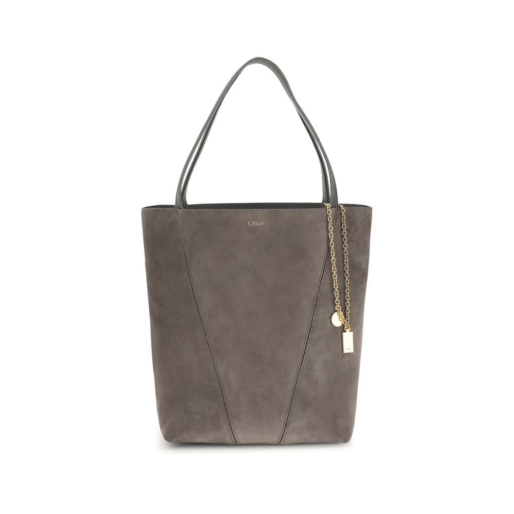 Chloé Wildleder Spin Tote Bag