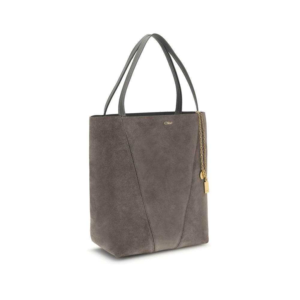 Chloé Wildleder Spin Tote Bag