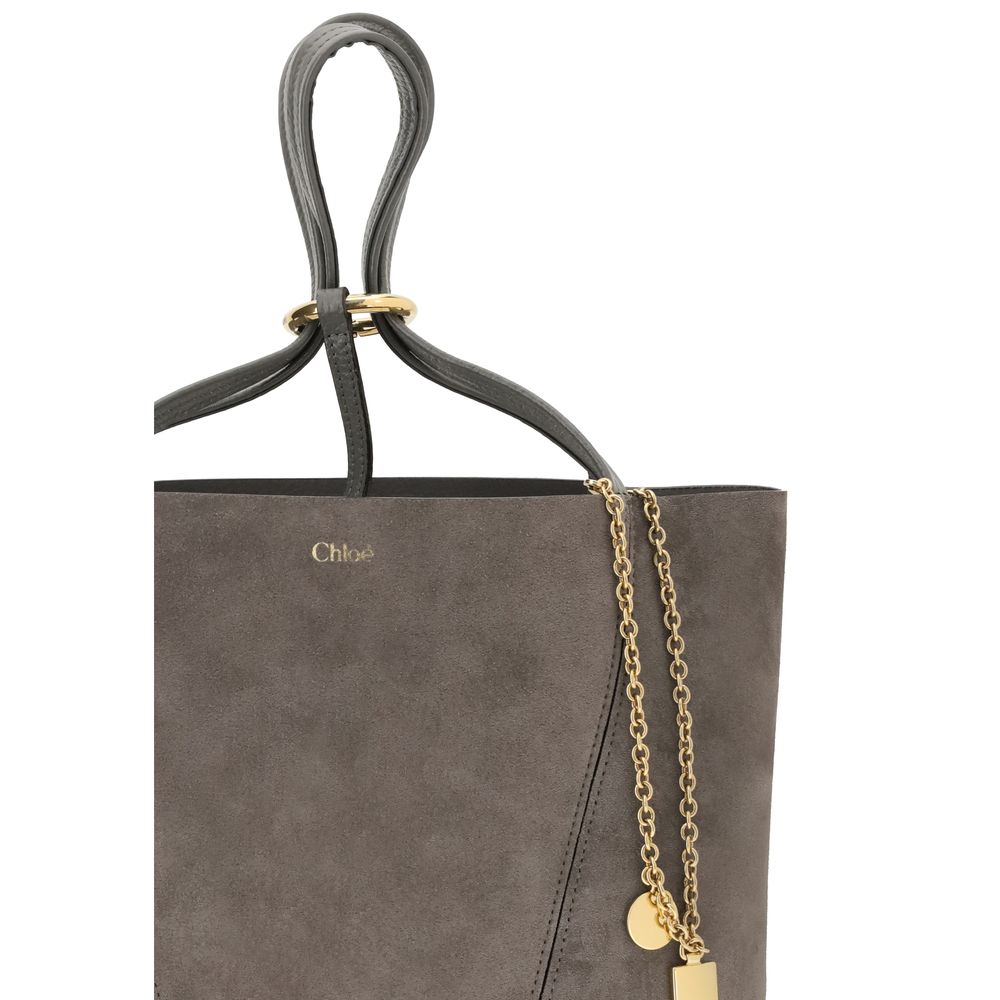 Chloé Wildleder Spin Tote Bag