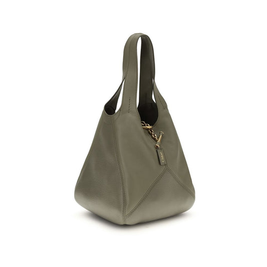 Sac bandoulière Chloé Bos Taurus en cuir de veau vert