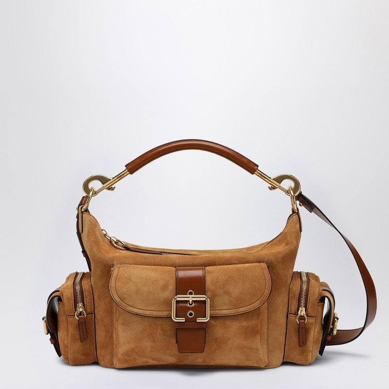 Chloé Tan Coloured Suede Leather Camera Bag