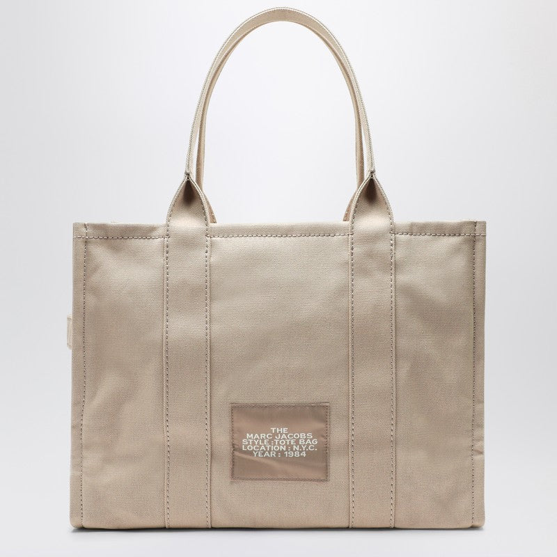 Marc Jacobs Beige Canvas Large Tote Bag