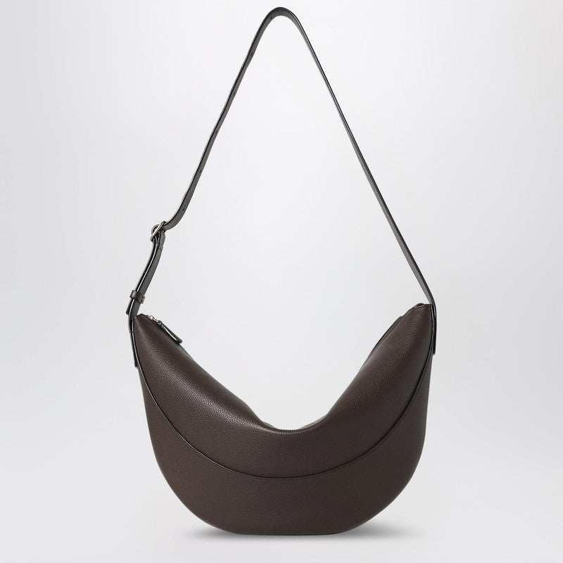The Row Brown Leather Jouve Bag