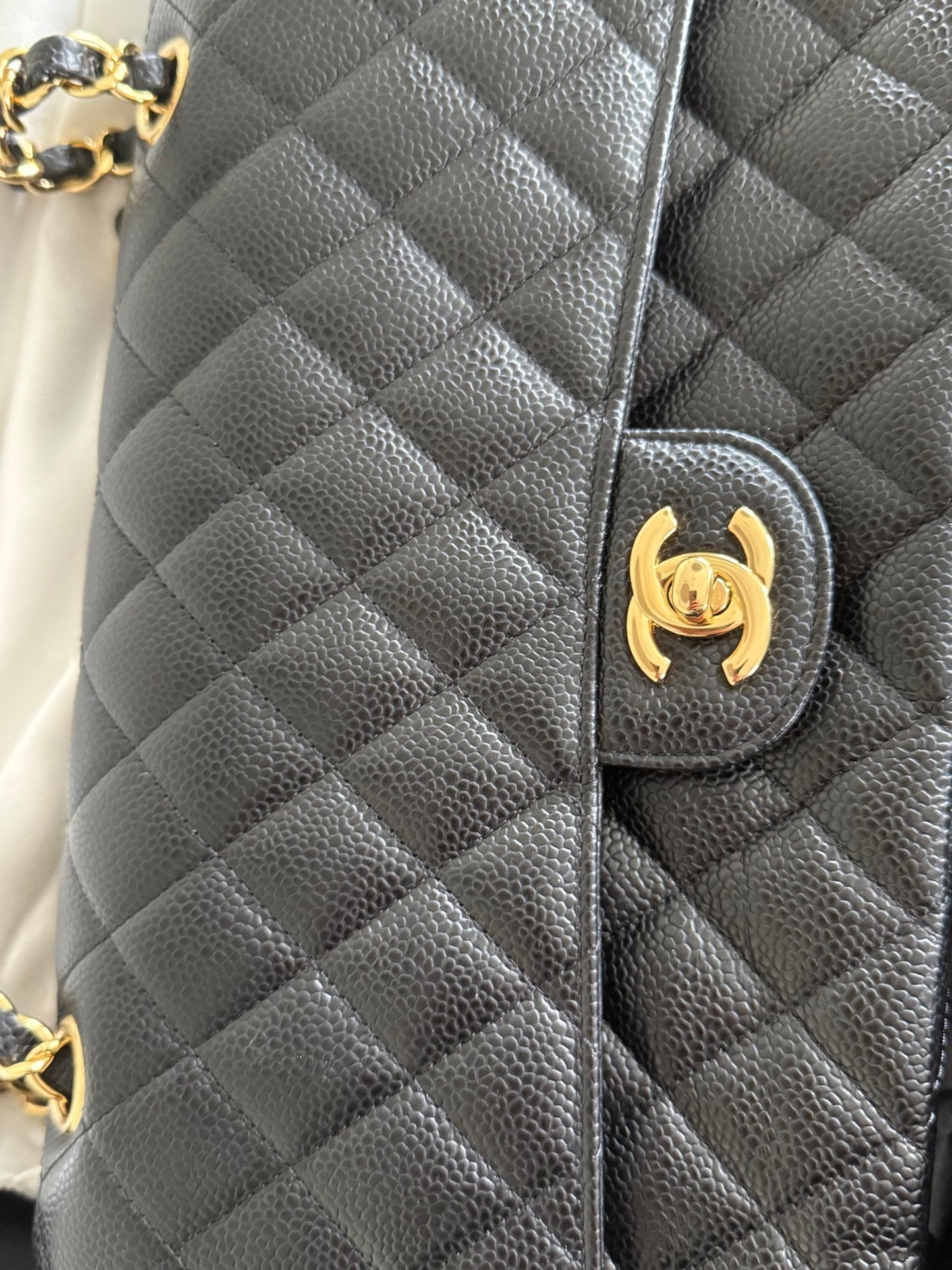 Black Chanel Medium Double Flap Bag at The Platonist