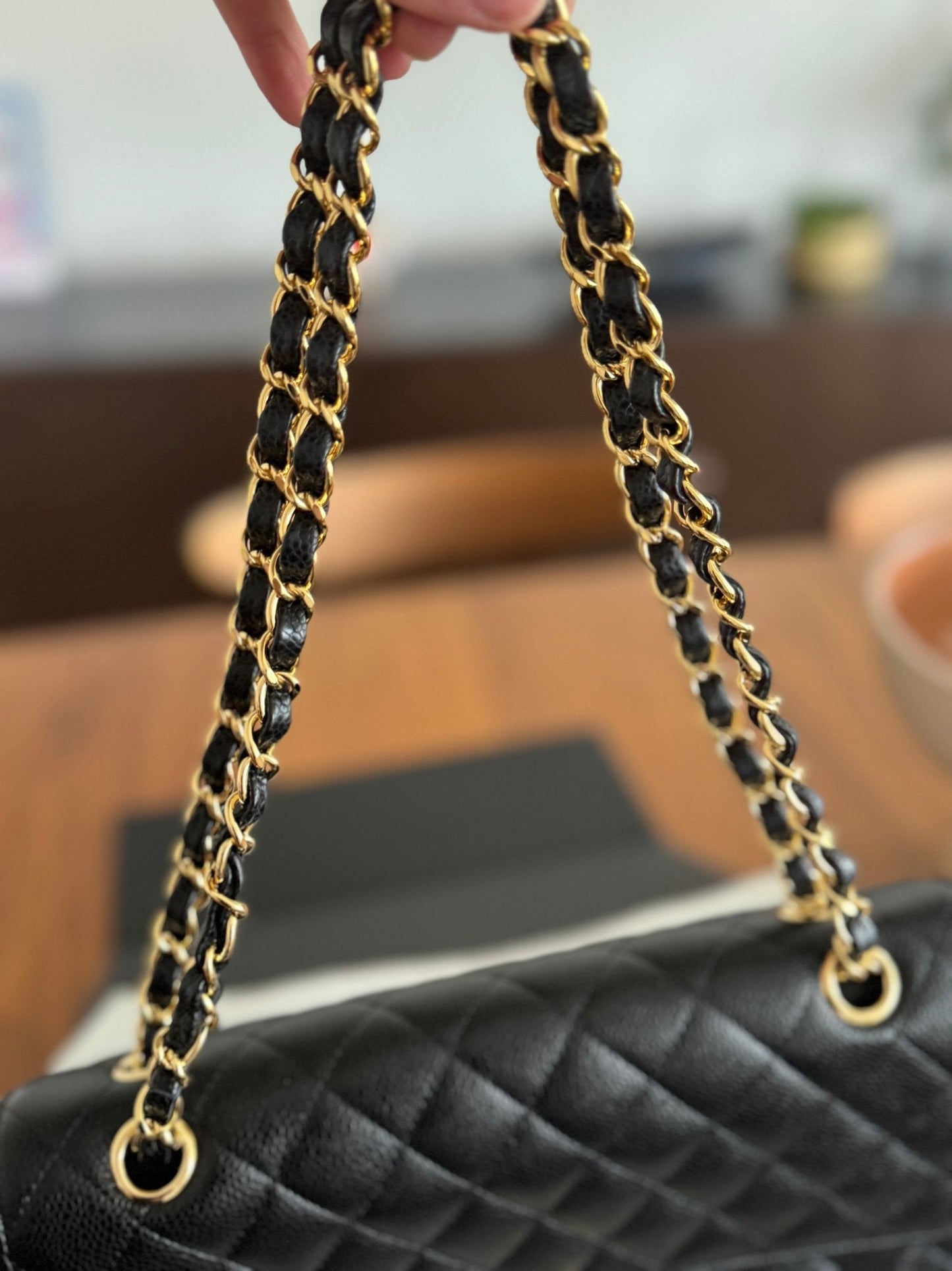 Black Chanel Medium Double Flap Bag at The Platonist