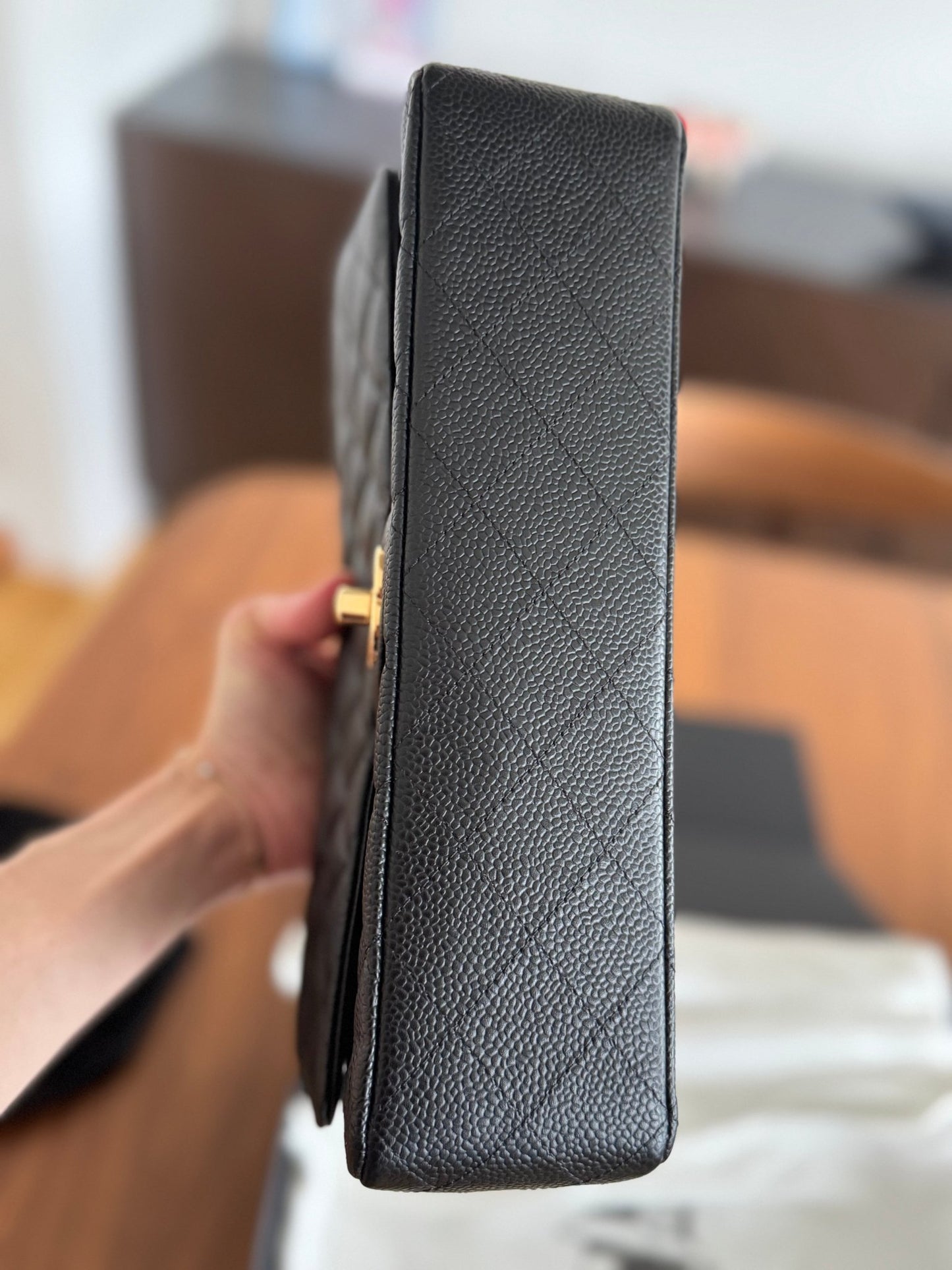 Black Chanel Medium Double Flap Bag at The Platonist