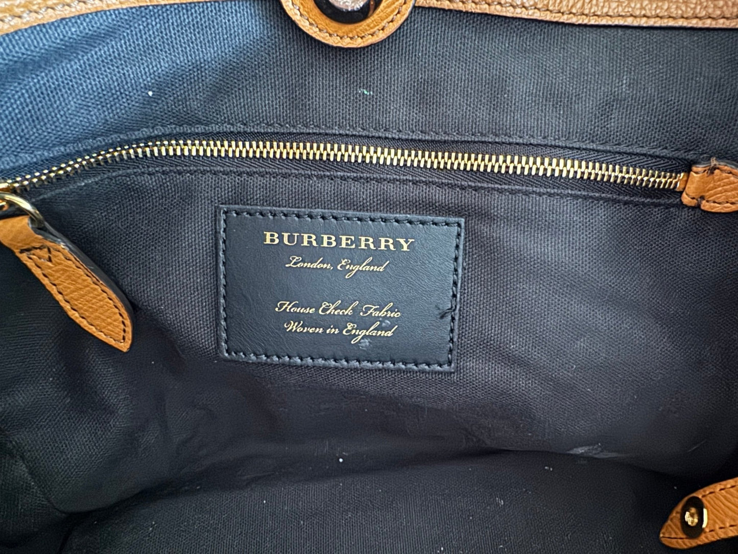 Burberry Fabric and Leather Canvas Canterbury Tote at The Platonist