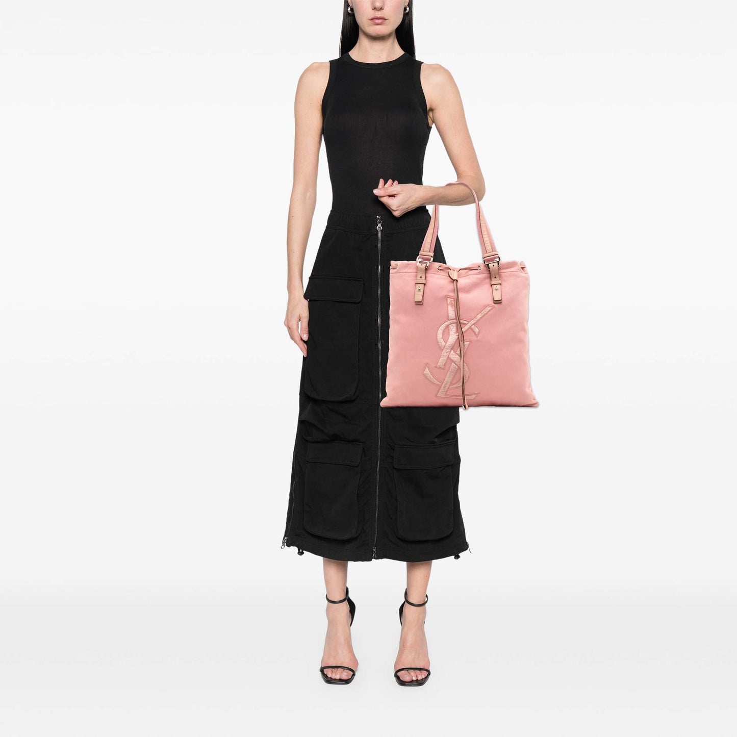 Occasion: Cabas Kahala Saint Laurent – Toile rose (2006–2012)