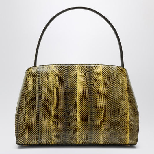Ferragamo Hug Soft M Bag In Ginger/Dark Brown