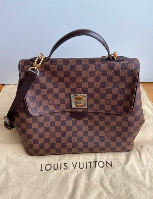 Sac bandoulière Louis Vuitton, modèle Bergamo GM Damier