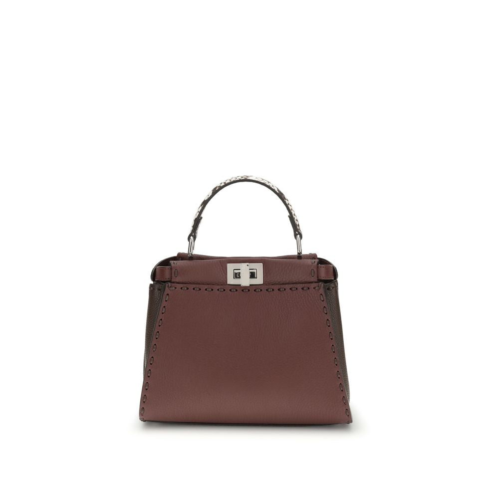 Sac bandoulière Fendi Bos Taurus en cuir de veau marron