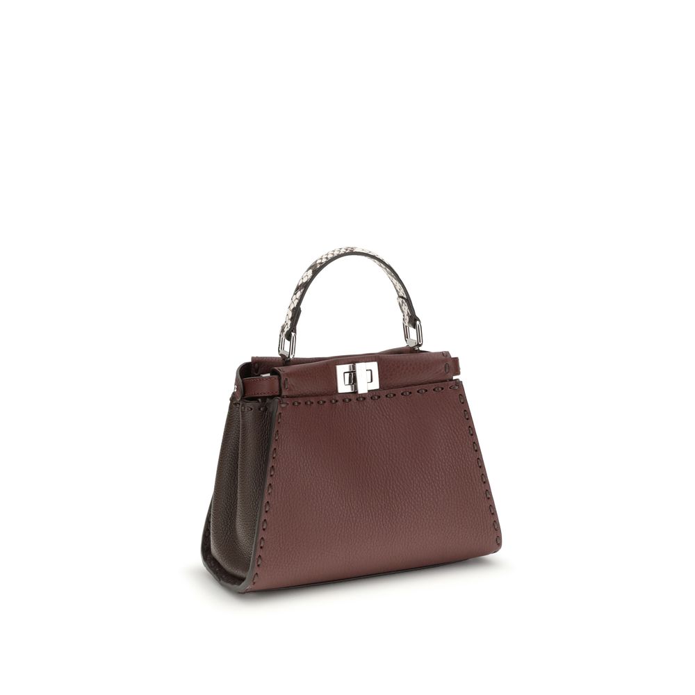 Sac bandoulière Fendi Bos Taurus en cuir de veau marron