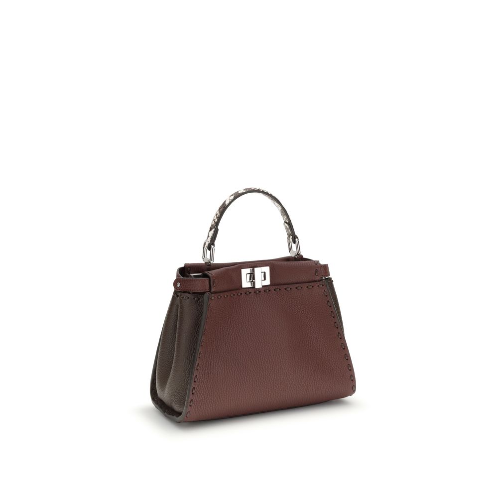 Sac bandoulière Fendi Bos Taurus en cuir de veau marron