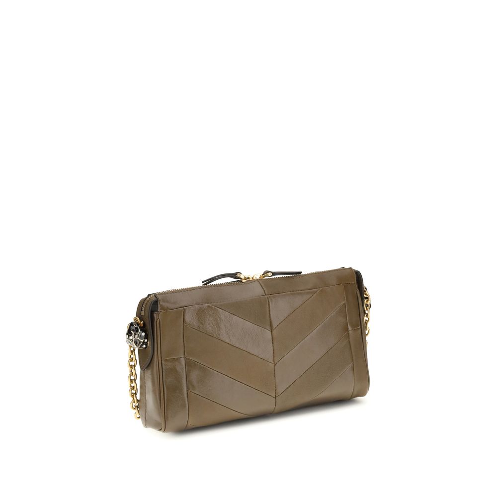 Sac bandoulière Valentino Garavani Bos Taurus en cuir de veau marron