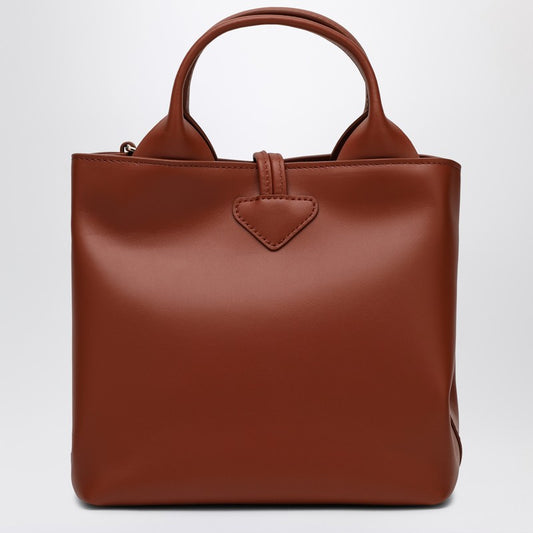 Sac hobo Longchamp S Le Roseau couleur écorce
