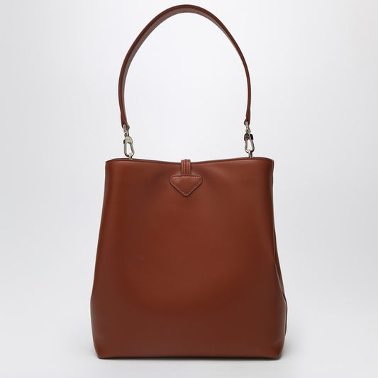 Longchamp M Le Roseau Hobo Bag in Bark colour
