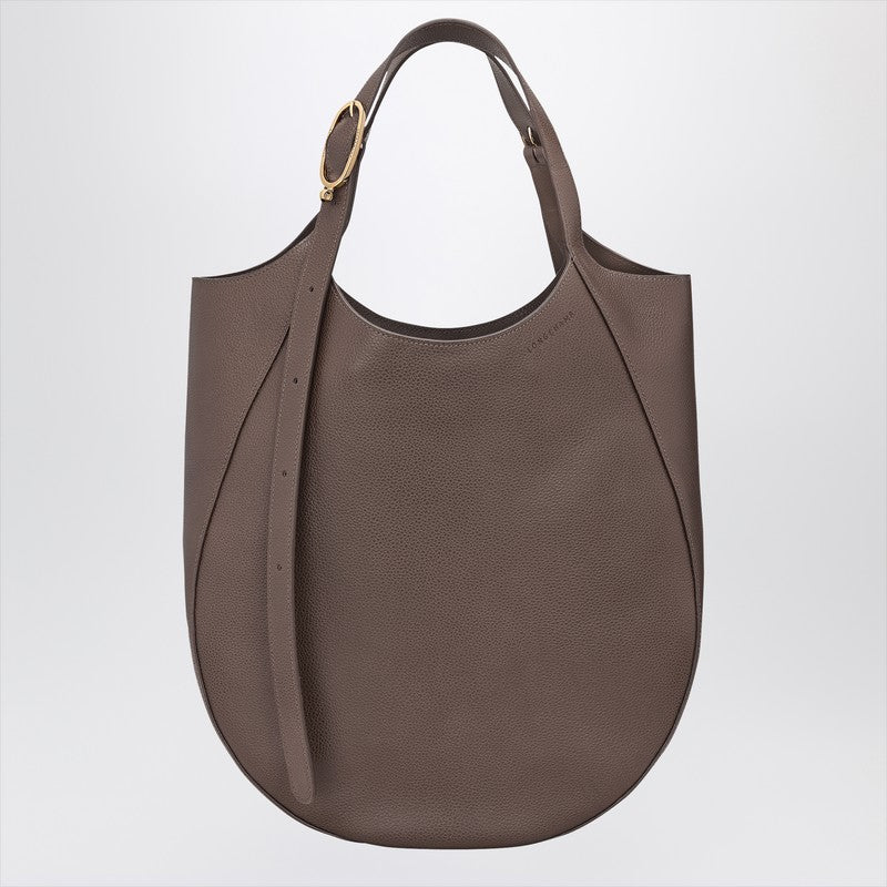 Longchamp Shopping Bag Xl Le Foulonné Taupe