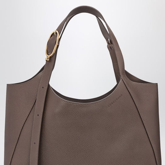 Longchamp Shopping Bag Xl Le Foulonné Taupe