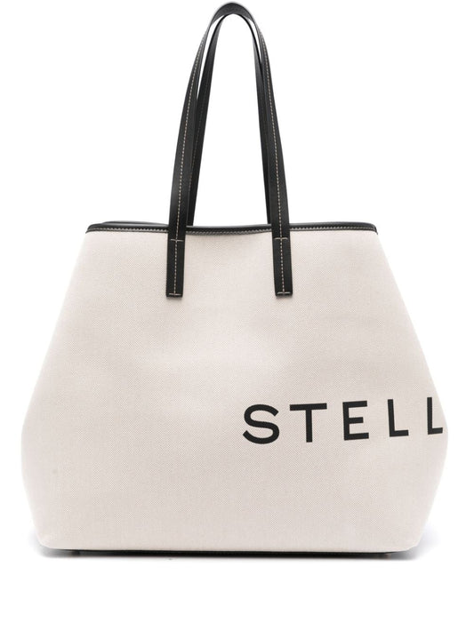 Sac à main amovible à imprimé logo Stella McCartney