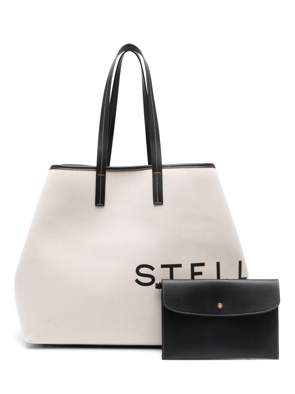 Sac à main amovible à imprimé logo Stella McCartney