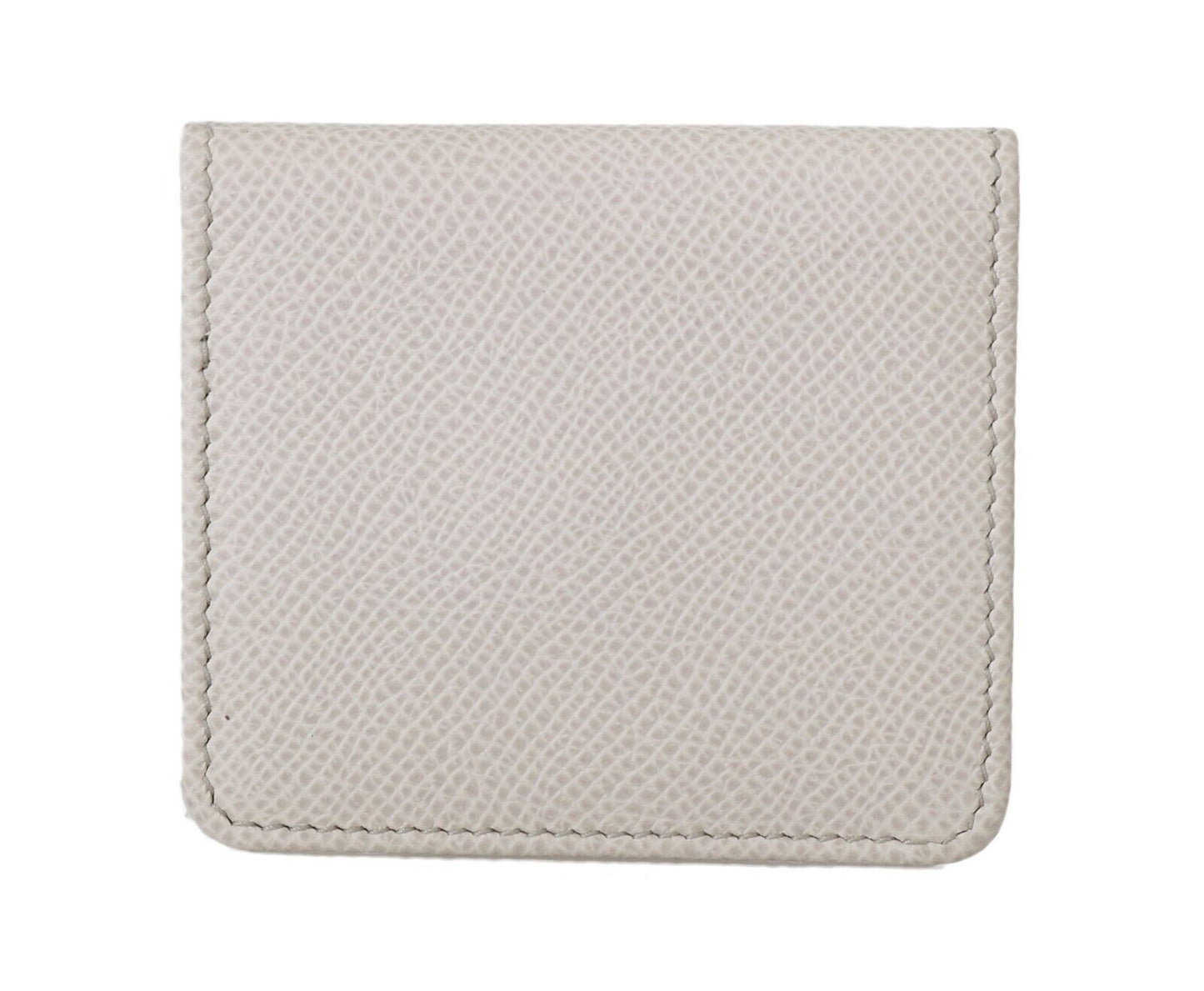 Portefeuille étui à préservatifs en cuir blanc Dolce &amp; Gabbana Chic