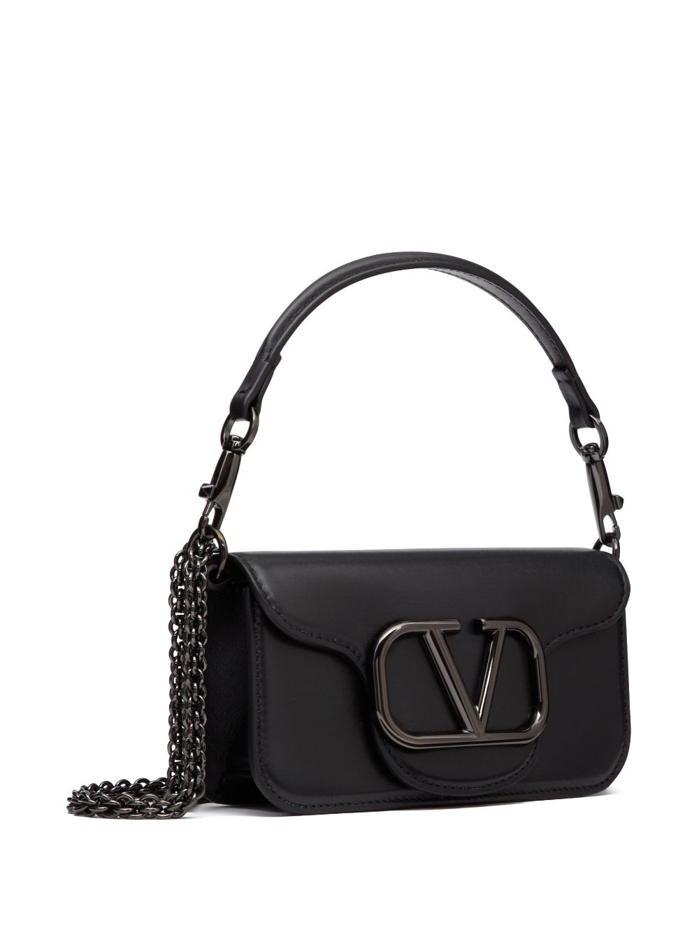 Valentino Garavani Locò Small Leather Shoulder Bag