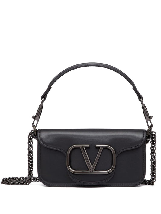 Valentino Garavani Locò Small Leather Shoulder Bag