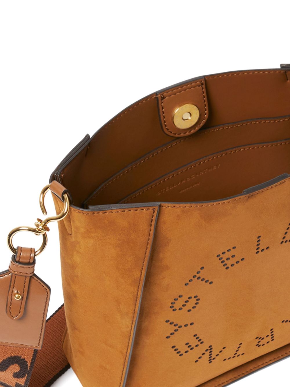 Stella Mccartney Square Shoulder Bag With Logo